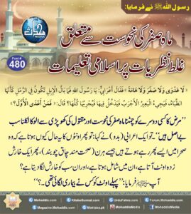 Mah-e-Safar ki Nahoosat Se Mutaeliq Ghalat Nazriyat Par Islami Taalemat