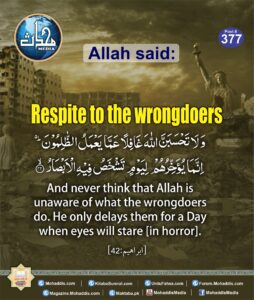 respite to the wrongdoers